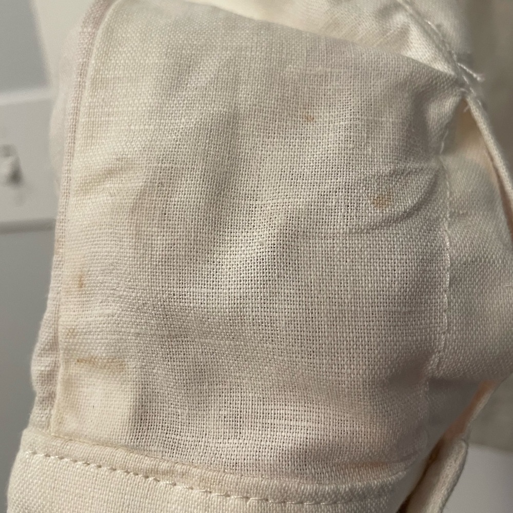 Banana Republic linen utility jacket w/ tags SMALL - Picture 7 of 10